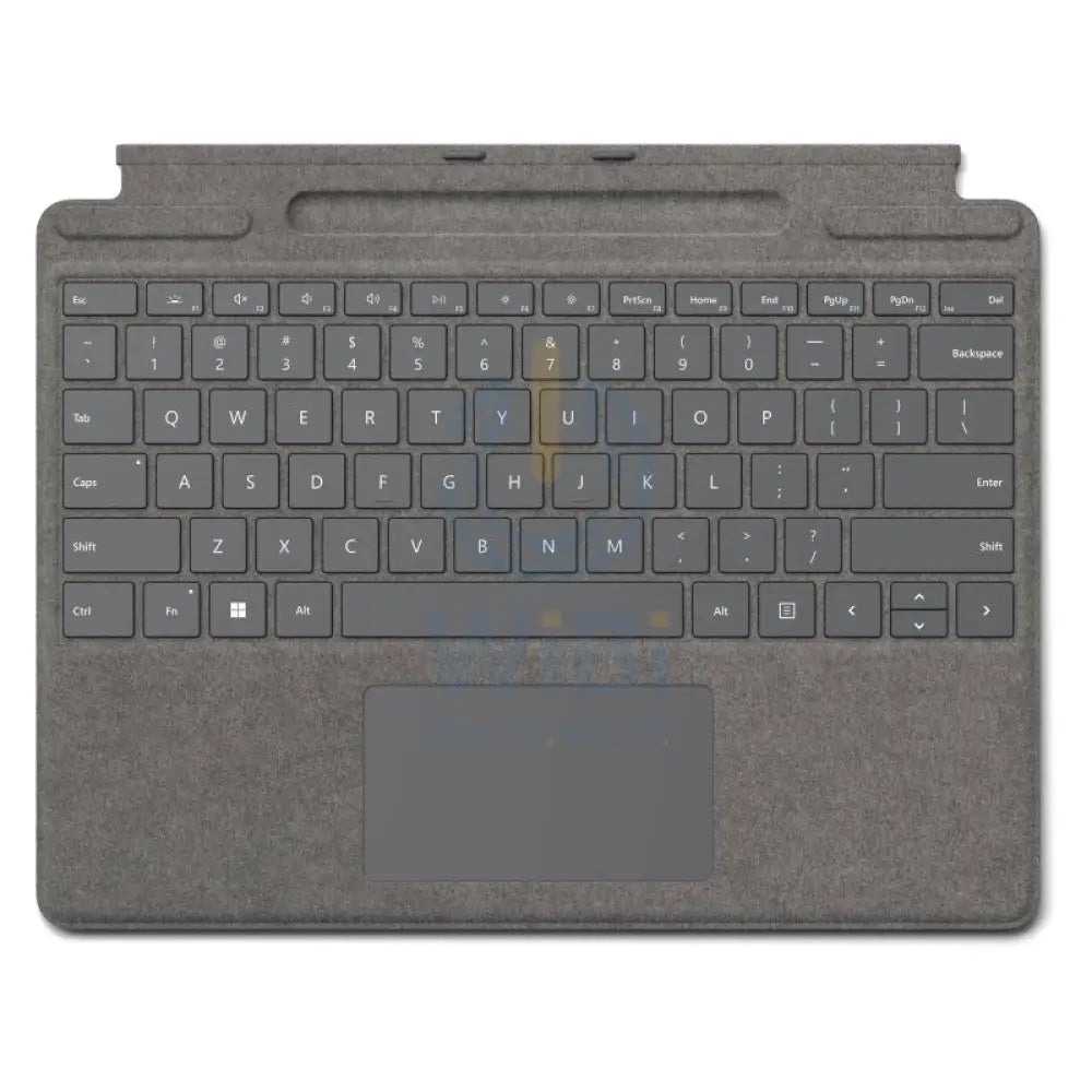 Microsoft Surface Pro Signature Keyboard with Slim Pen 2 - Magnetic / Arabic/English / Platinum - Microsoft Surface Pro