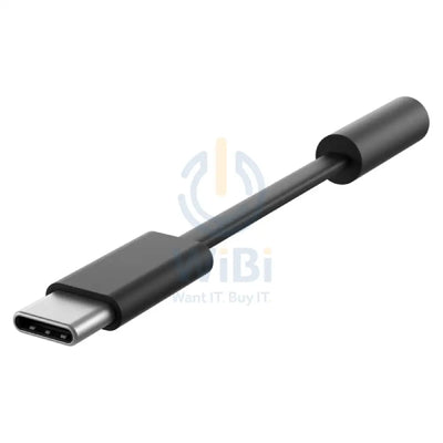 Microsoft Surface USB-C to 3.5mm Audio Adapter - USB-C / 3.5 mm / Black Accessories > Cables & Converters > Audio &