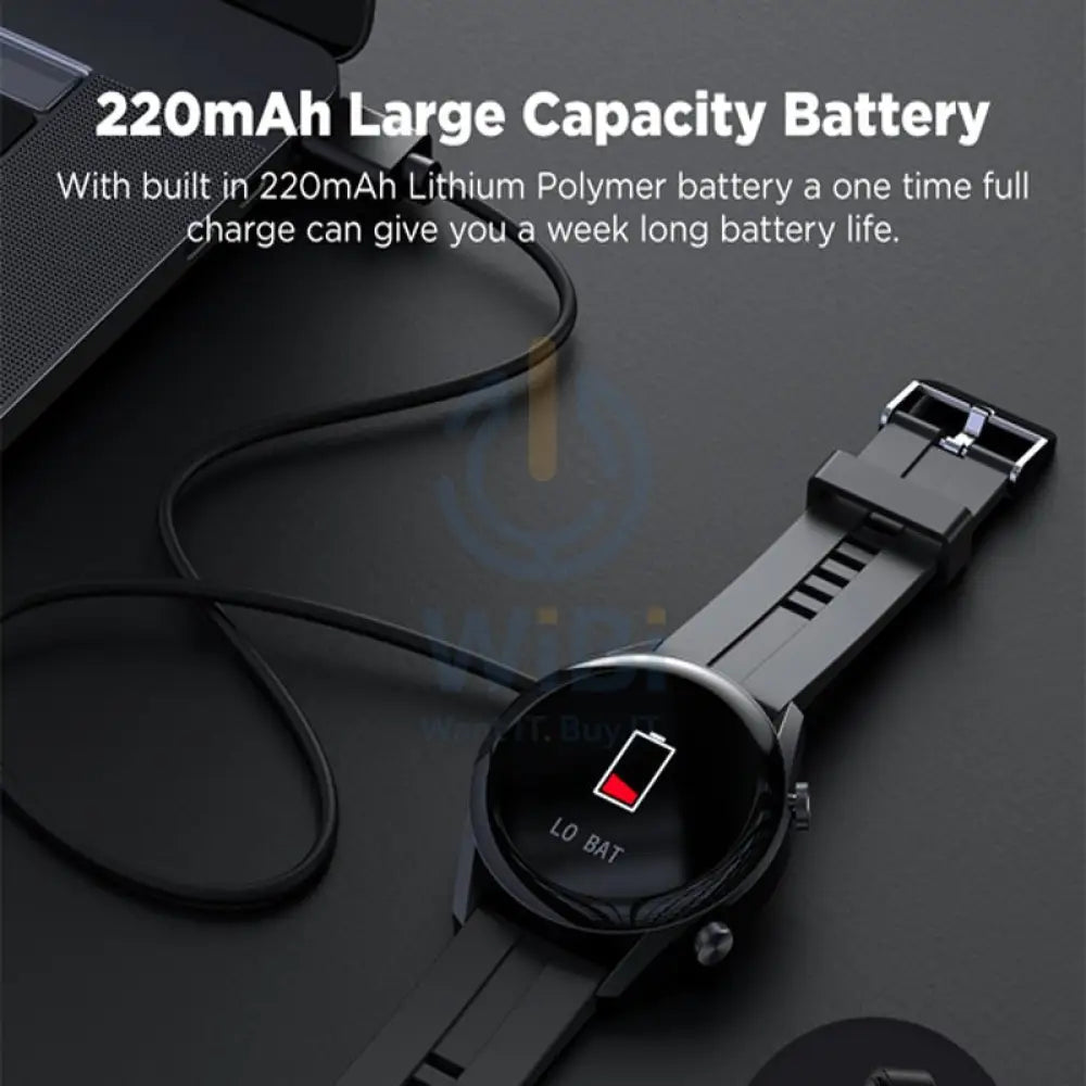 Modio MW08 SmartWatch - 1.28’’ / Bluetooth / Black Smart Watches