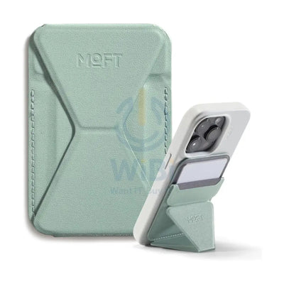MOFT Magnetic Wallet and Phone Stand - Seafoam Accessories > Mobiles & Tablets > Mobiles > Mobile Holder / Stands