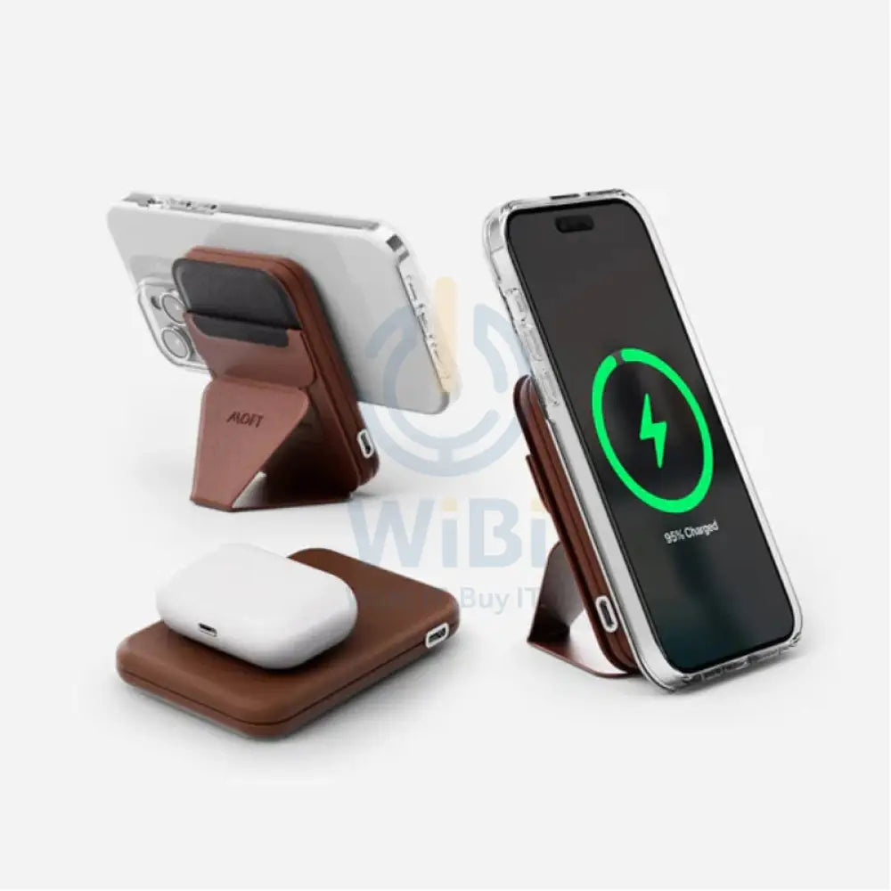 MOFT Power Bank Magsafe and Stand - 3400mAh / 5W / USB-C - Sienna Brown Accessories > Power Bank