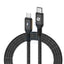 Momax Elite link USB-C to Lightning Cable - 2.2 Meter / Black
