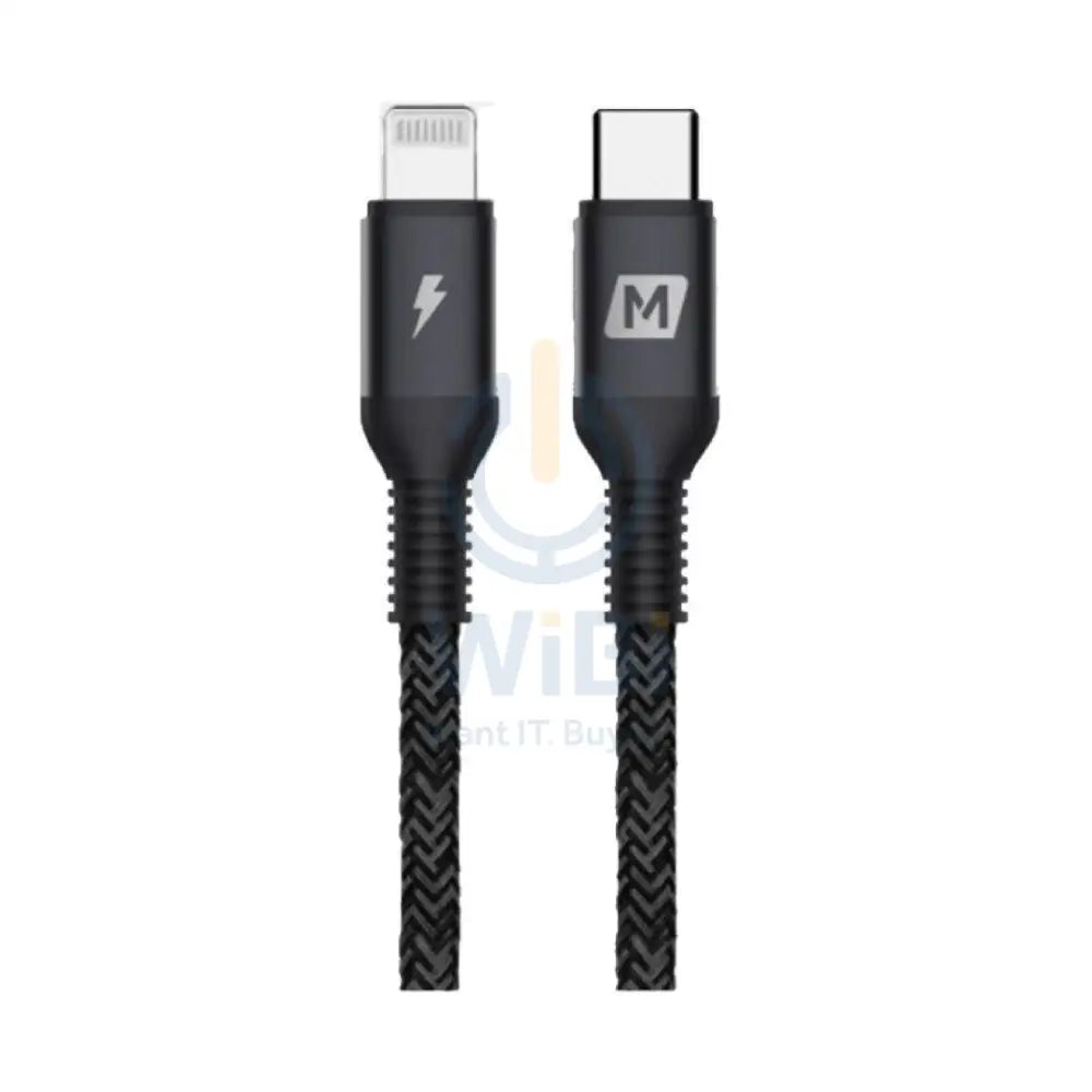 Momax Elite link USB-C to Lightning Cable - 2.2 Meter / Black