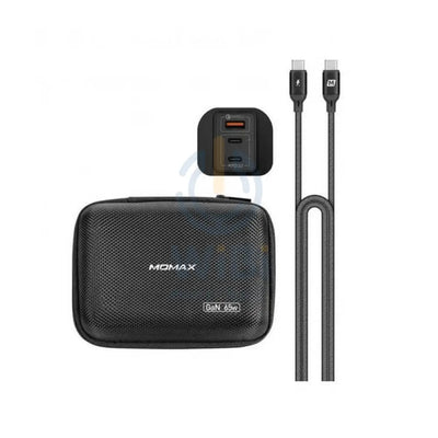 Momax Fast Pro Gan Charger Kit - 65W / USB Type-C / Black