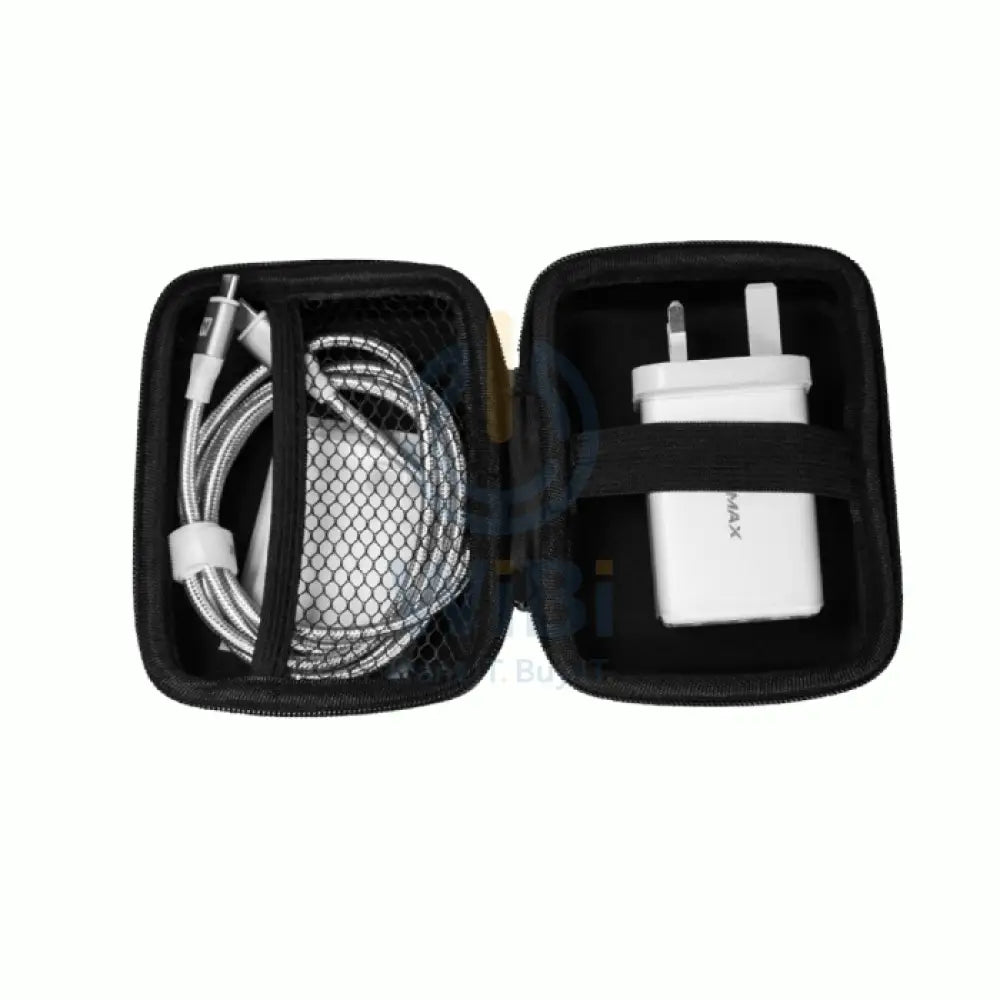 Momax Fast Pro Gan Charger Kit with Type-C Cable – White Accessories > Power Adapters
