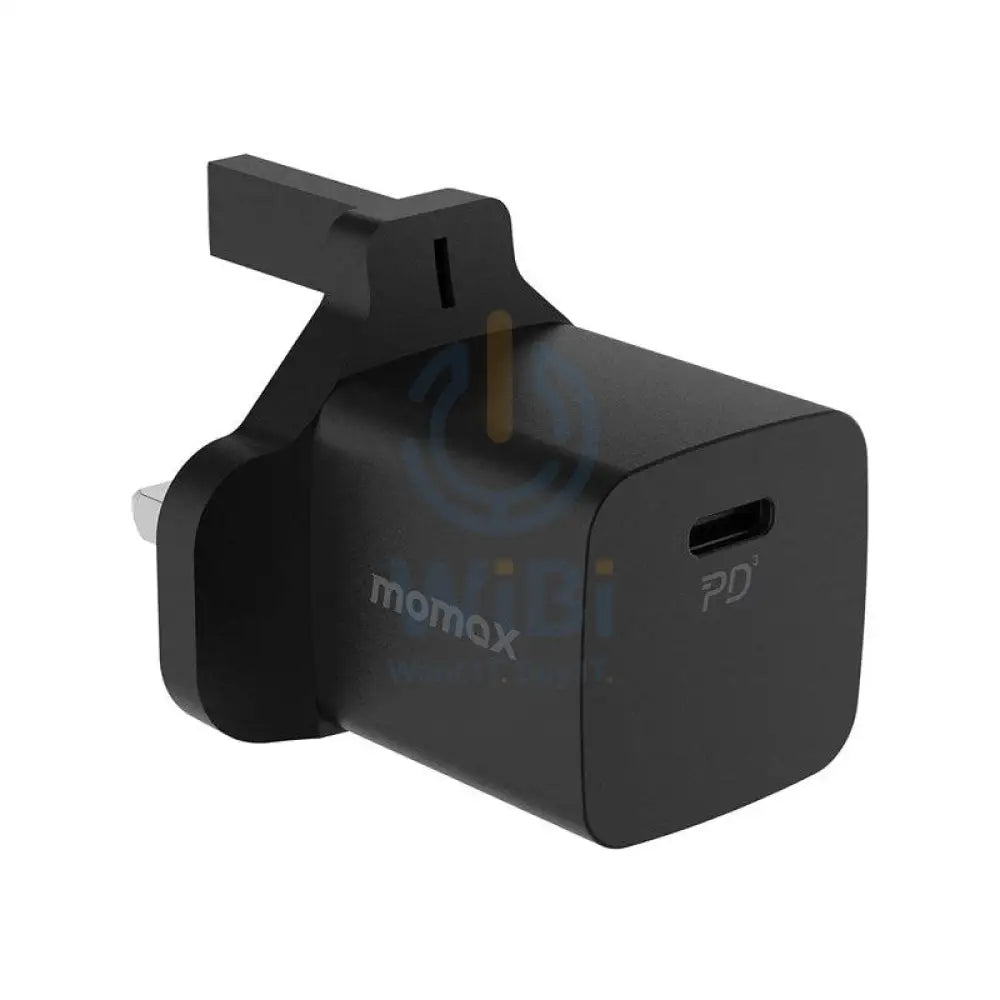 Momax One Plug 20W Mini USB-C Charger - 20W / USB-C / Black
