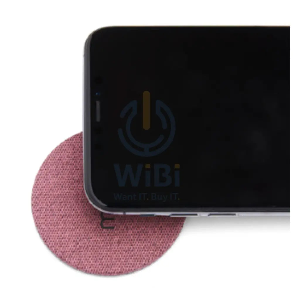 قمر لاسلكي قاعدة  اللون الوردي النسيج اكسسوارات > طاقة محولات