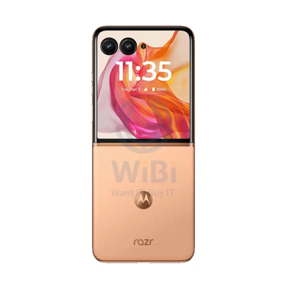 موتورولا RAZR 50 ألترا - 512 جيجابايت / 12 جيجابايت / 6.9 بوصة / 5جي .9 بوصة / 5جي / زغب خوخي - هاتف هواتف  تابلت