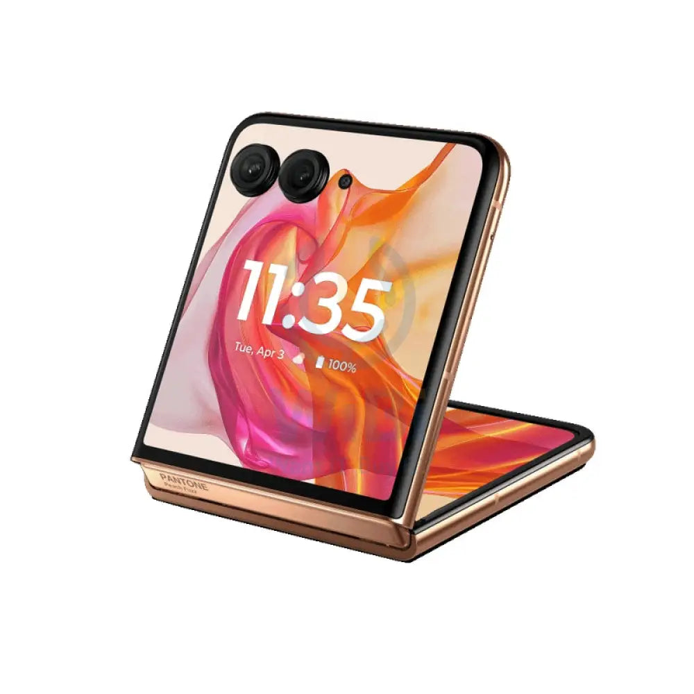 موتورولا RAZR 50 ألترا - 512 جيجابايت / 12 جيجابايت / 6.9 بوصة / 5جي .9 بوصة / 5جي / زغب خوخي - هاتف هواتف  تابلت