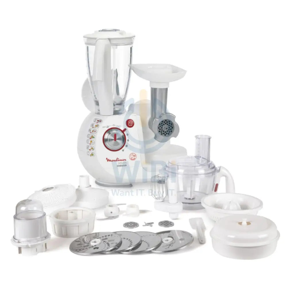 Moulinex FP7371 Food Processor - 1000W / White Accessories > Smart Devices