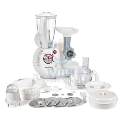 Moulinex FP7371 Food Processor - 1000W / White Accessories > Smart Devices