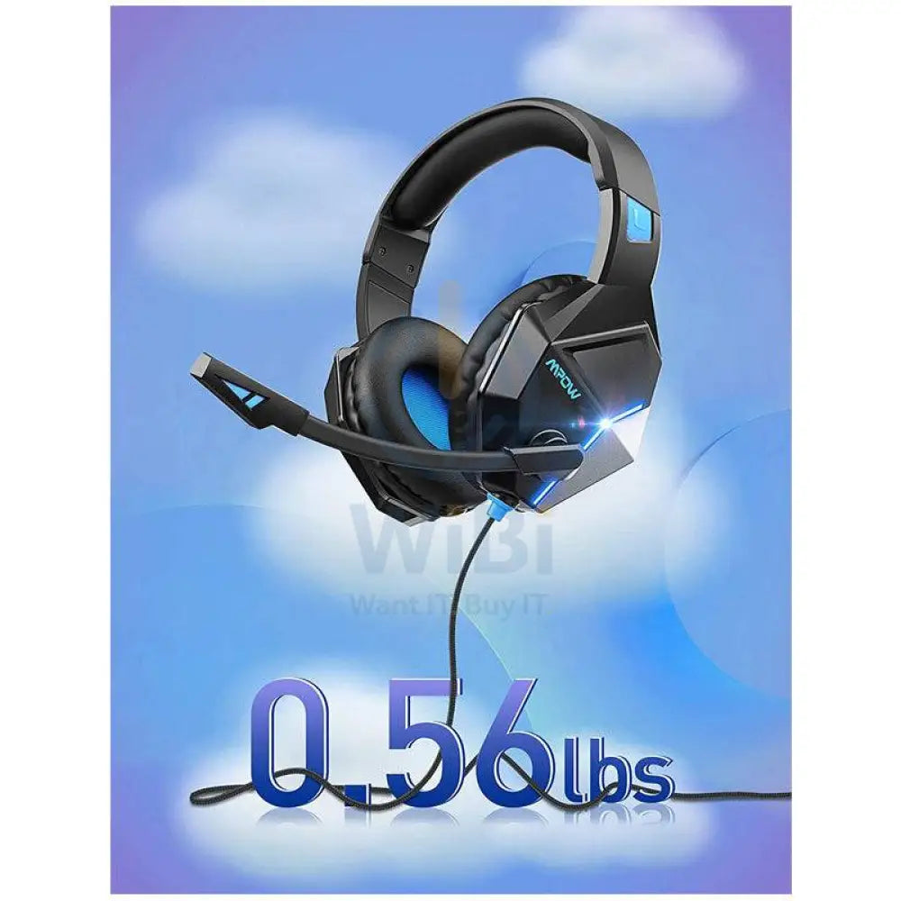 Mpow EG10 Gaming Headset - Wired / 3.5mm / Black