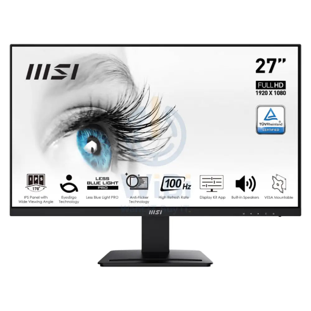 MSI Pro MP273A - 27.0’’ FHD IPS / 1ms / D-Sub / HDMI / DisplayPort - Monitor Monitors & Projectors > Monitors