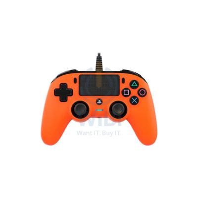 Nacon Wired Compact Controller PS4 - Orange Accessories > Gaming Controllers > Gaming Zone
