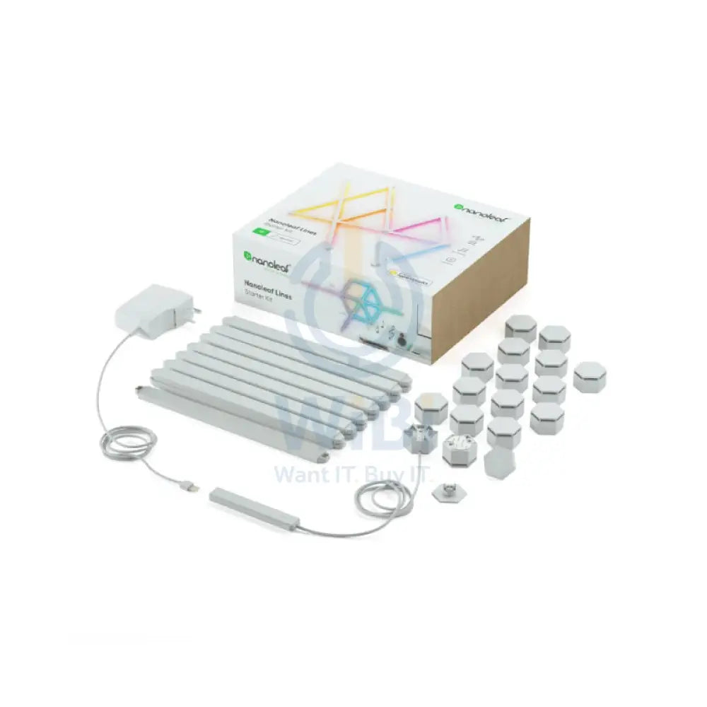 Nanoleaf Lines Starter Kit - 15 Pack / UK / White Accessories > Other Accessories