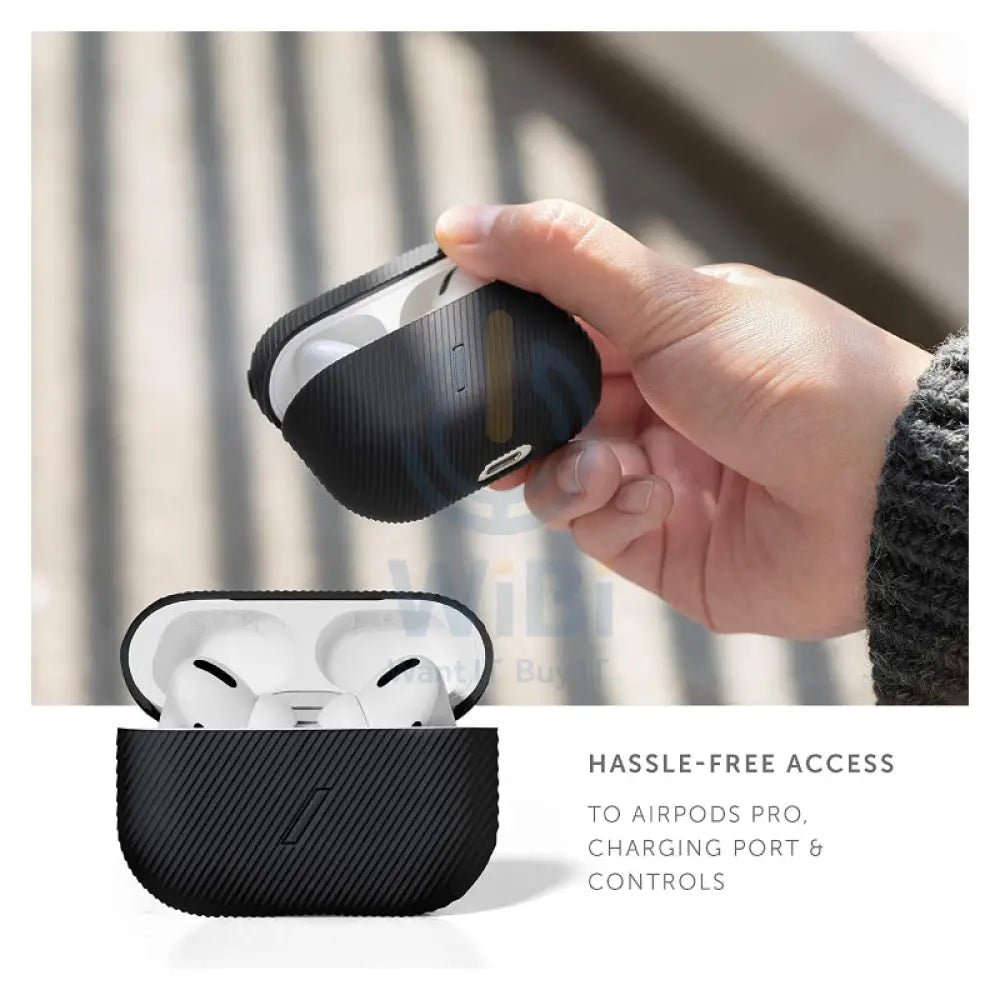 Native Union AirPods Pro Curve Case - Black Accessories > Headphones > Covers & Cases