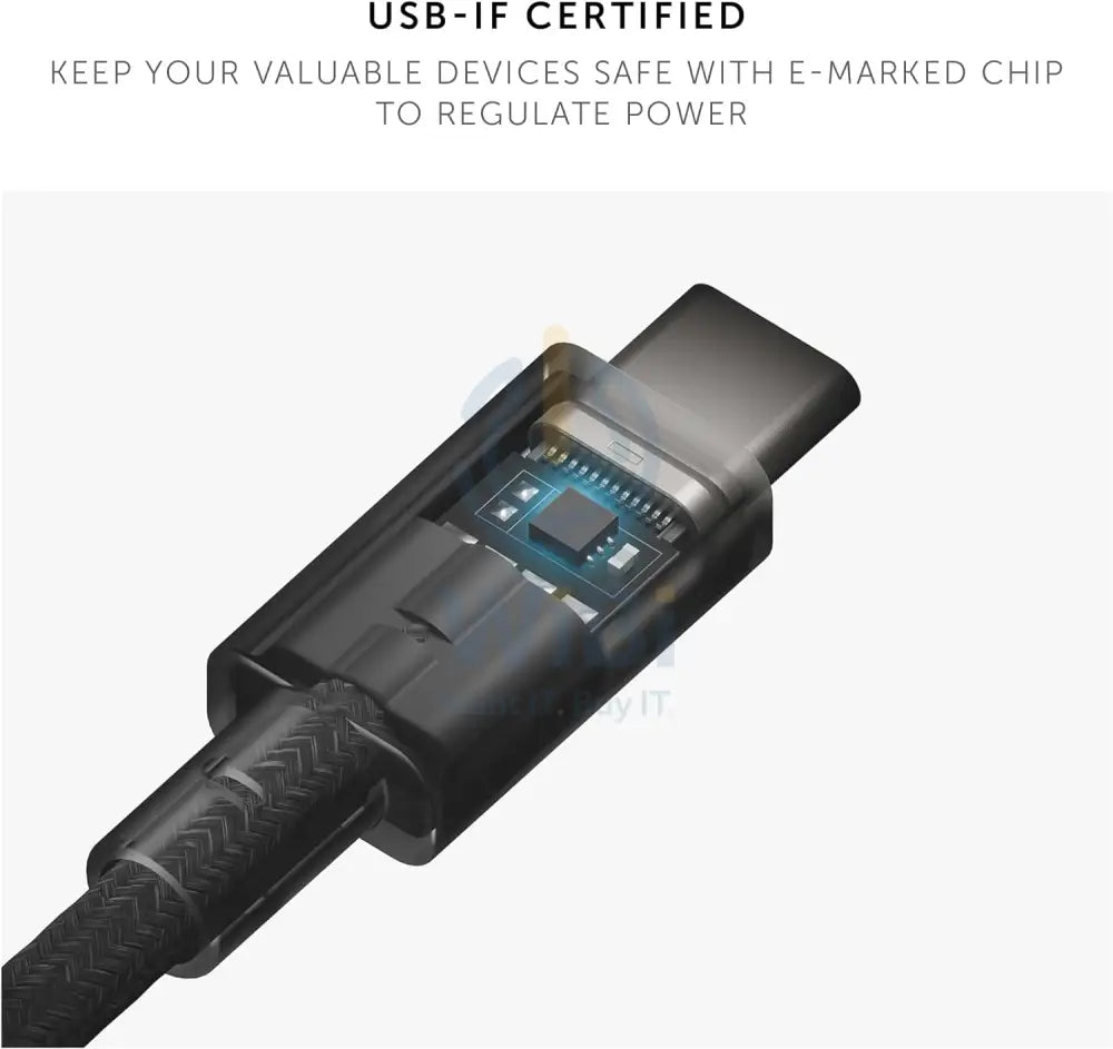 Native Union Belt Cable Pro 240W (USB-C to USB-C) - Slate Green Accessories > Cables & Converters > Cables