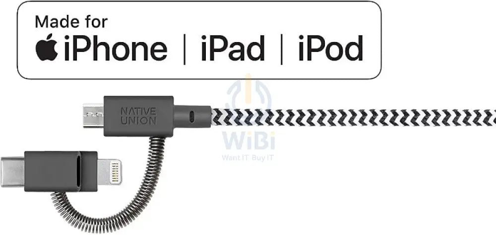 Native Union Belt Cable Universal 2M - Zebra Accessories > Cables & Converters > Cables