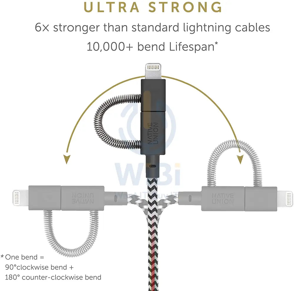 Native Union Belt Cable Universal 2M - Zebra Accessories > Cables & Converters > Cables