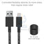 Native Union Belt Cable - USB A to Lightning 1.2M - Cosmos Black Accessories > Cables & Converters > Cables