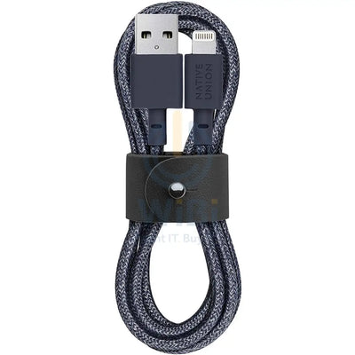 Native Union Belt Cable USB A to Lightning 1.2M - Indigo Accessories > Cables & Converters > Cables