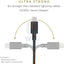 Native Union Belt Cable XL - USB A to Lightning 3M - Cosmos Black Accessories > Cables & Converters > Cables