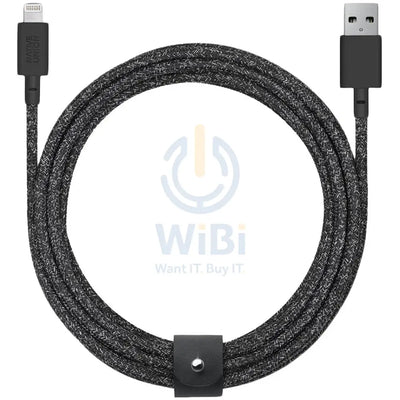Native Union Belt Cable XL - USB A to Lightning 3M - Cosmos Black Accessories > Cables & Converters > Cables