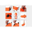 Naturehike 28L Inflatable Waterproof Bag - Orange Outdoor & Travel > Bags