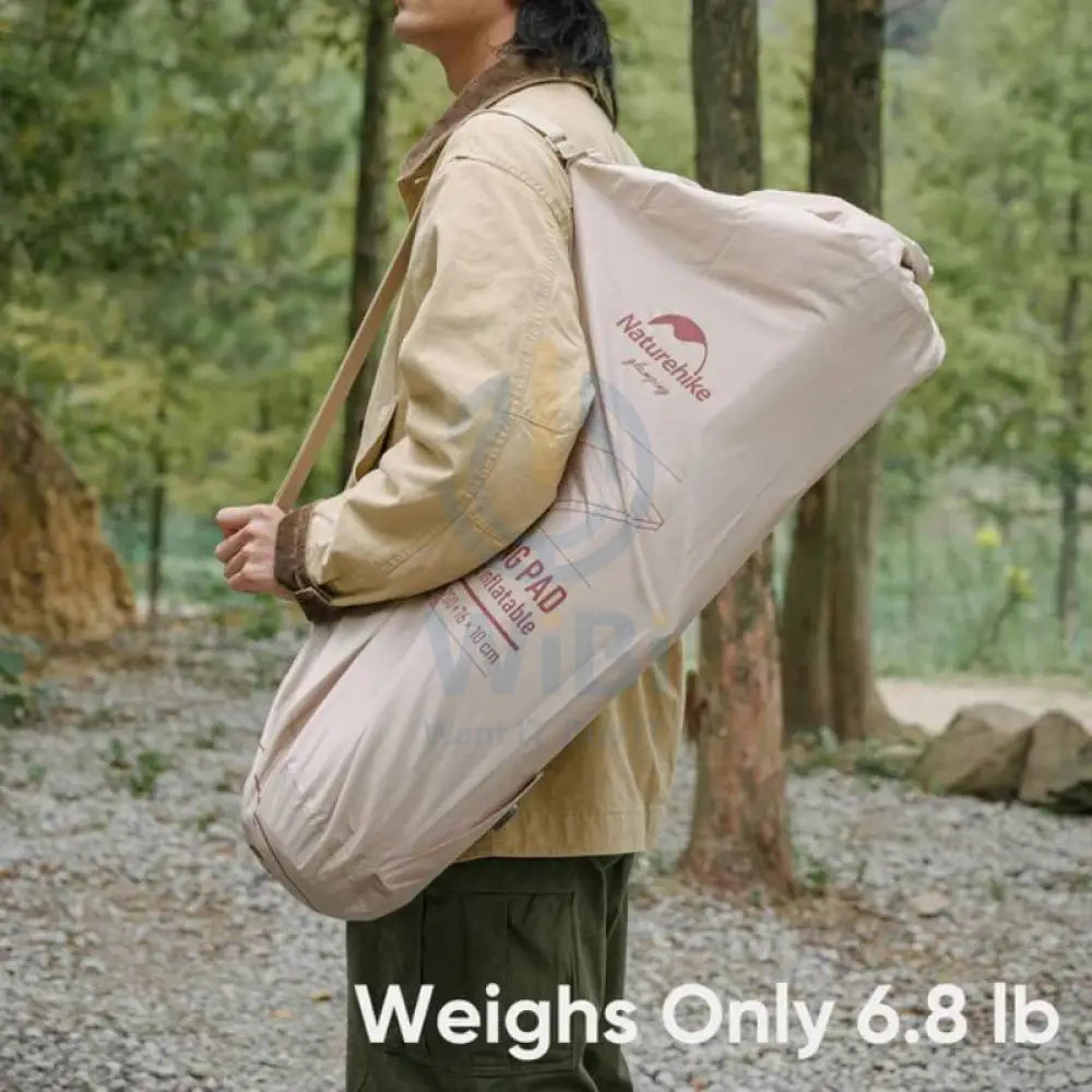 Naturehike (Cheese) C10 Self-inflating sponge Air cushion single - Almond Yellow Outdoor & Travel