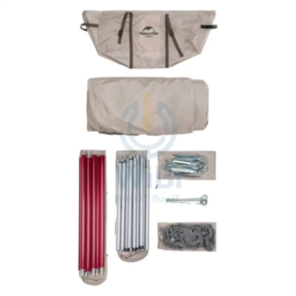 Naturehike cloud desk twin tower shelter coated version - Silver Outdoor & Travel