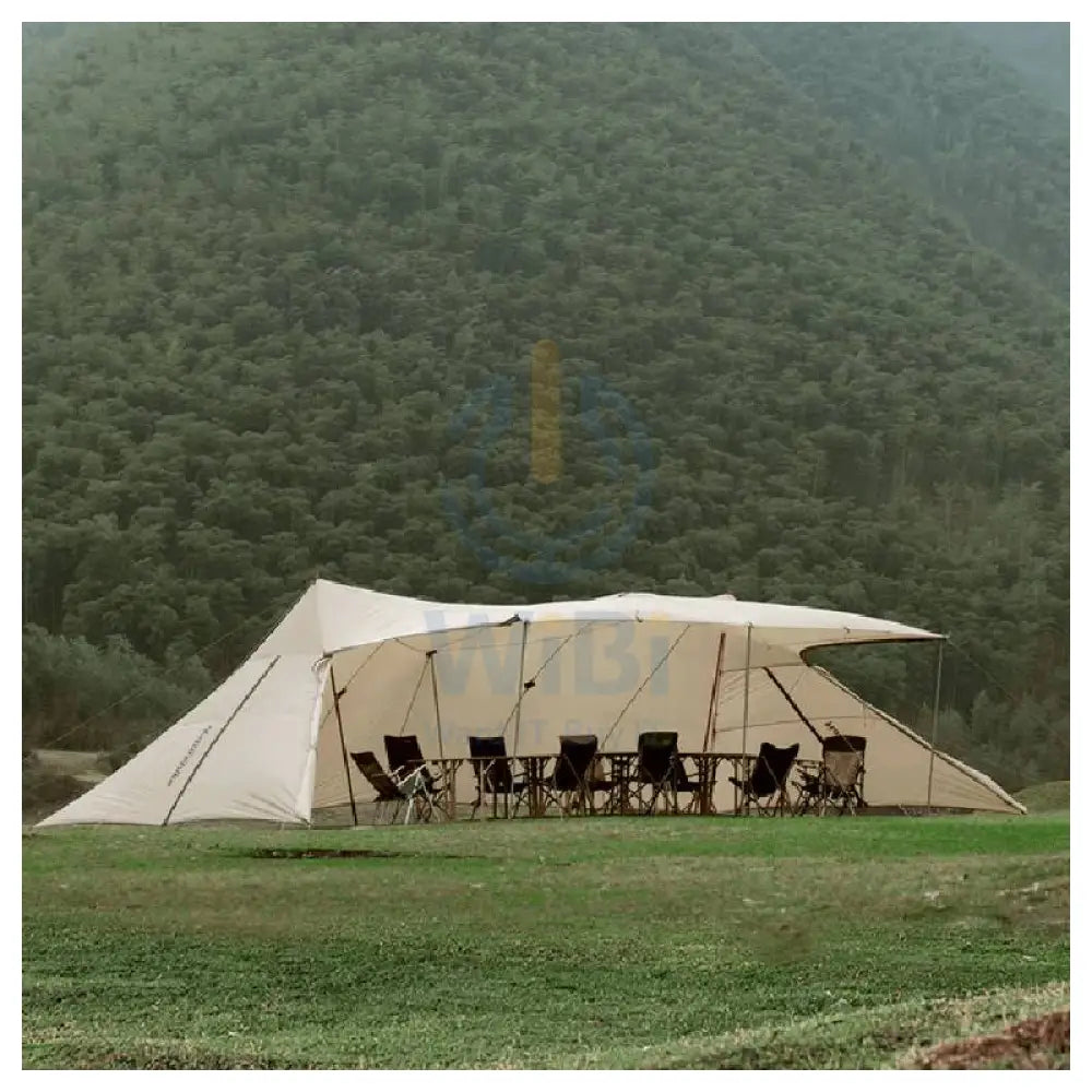 Naturehike cloud desk twin tower shelter coated version - Silver Outdoor & Travel