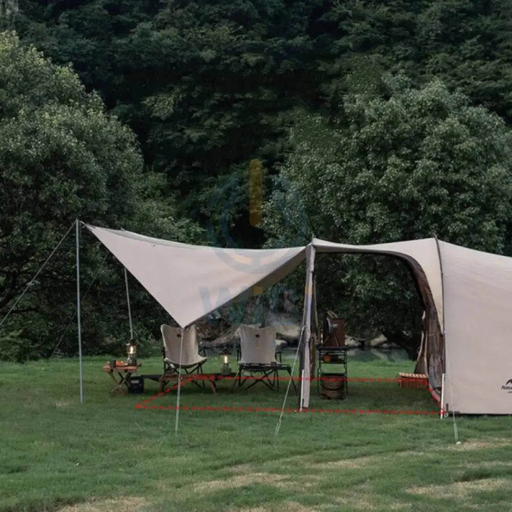 Naturehike Cloud vessel tunnel tent (with snow skirt) - quicksand gold L Outdoor & Travel > Tents