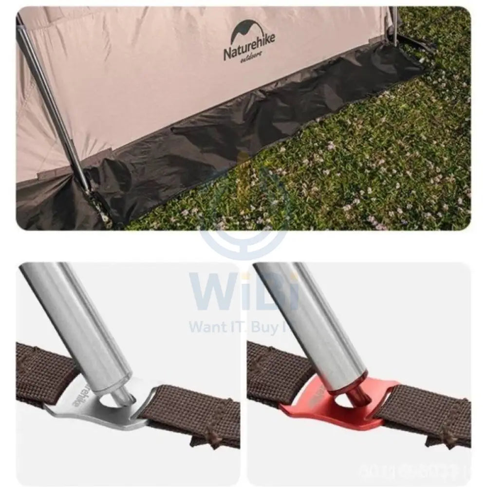 Naturehike Cloud vessel tunnel tent (with snow skirt) - quicksand gold L Outdoor & Travel > Tents