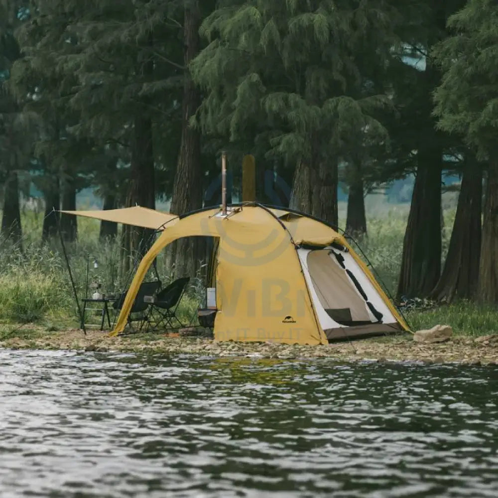 Naturehike Dune 7.6 One Bedroom & One Room Tent - Earthy Yellow Outdoor & Travel > Tents