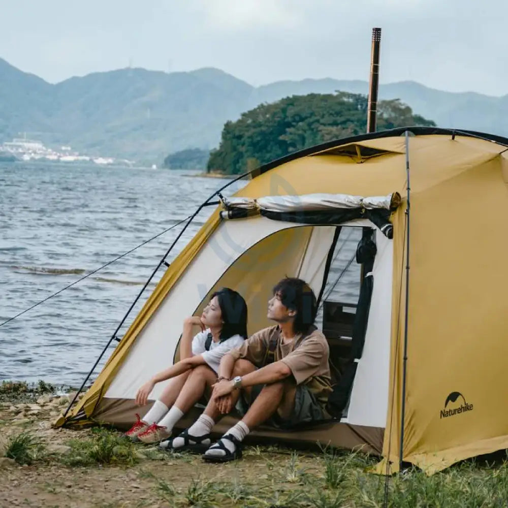 Naturehike Dune 7.6 One Bedroom & One Room Tent - Earthy Yellow Outdoor & Travel > Tents