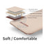 Naturehike Elastic Cloth Self Inflatable Sleeping Pad Double - Almond Yellow Outdoor & Travel