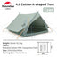 Naturehike Extend 4.8 Cotton Eaves Tower Tent - Green Outdoor & Travel > Tents