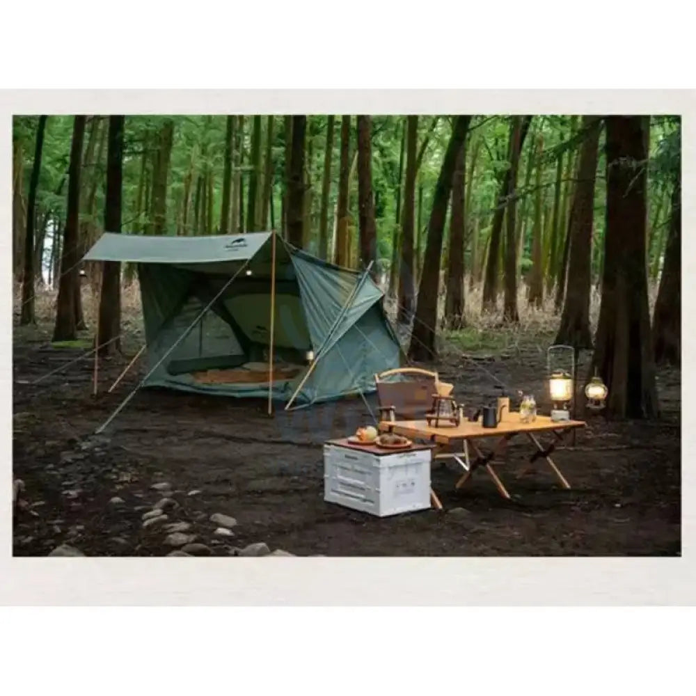 Naturehike Extend 4.8 Cotton Eaves Tower Tent - Green Outdoor & Travel > Tents
