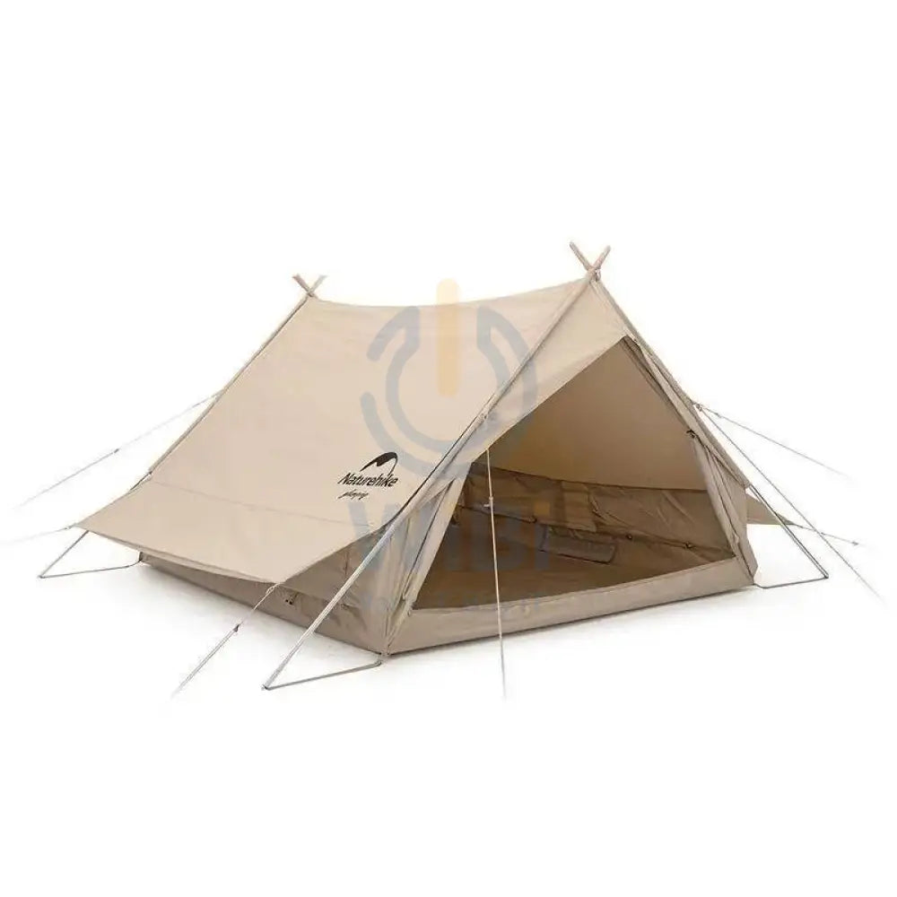 Naturehike Extend 4.8 Cotton Eaves Tower Tent Quicksand - Gold Outdoor & Travel > Tents