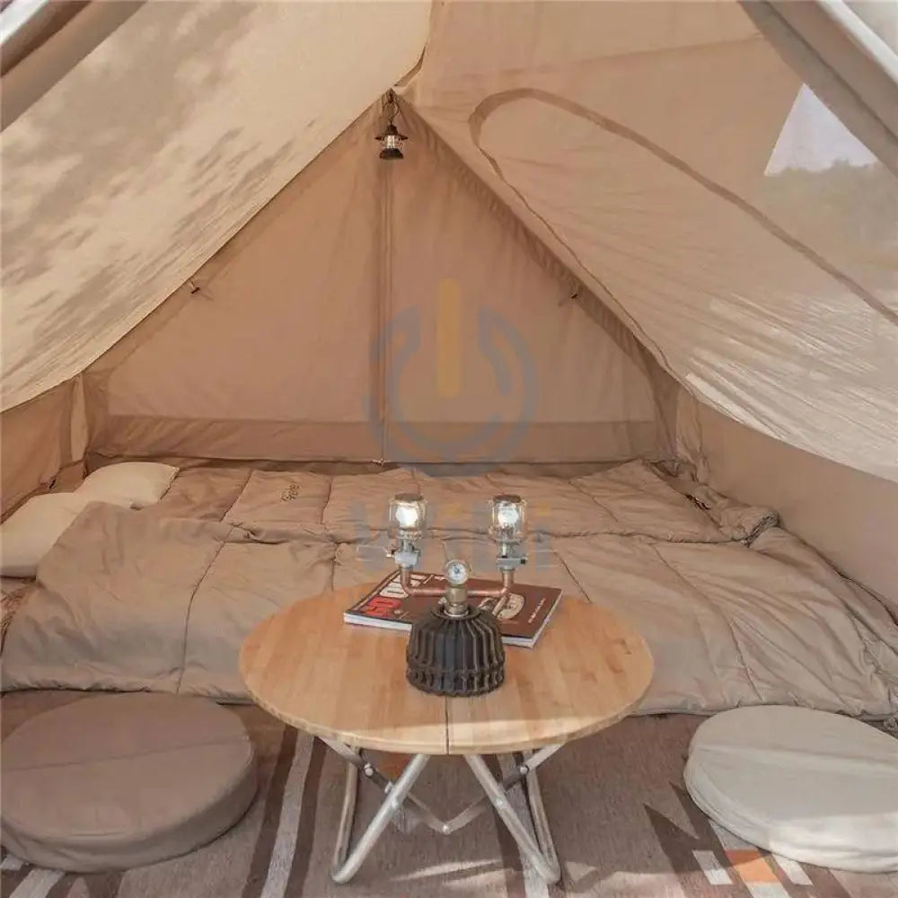Naturehike Extend 4.8 Cotton Eaves Tower Tent Quicksand - Gold Outdoor & Travel > Tents