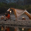 Naturehike Extend 4.8 Cotton Eaves Tower Tent Quicksand - Gold Outdoor & Travel > Tents