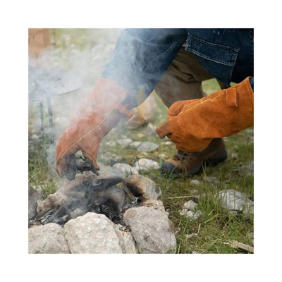 Naturehike GP-02 Flame Retardant Heat Insulation Gloves - Medium / Brown Outdoor & Travel