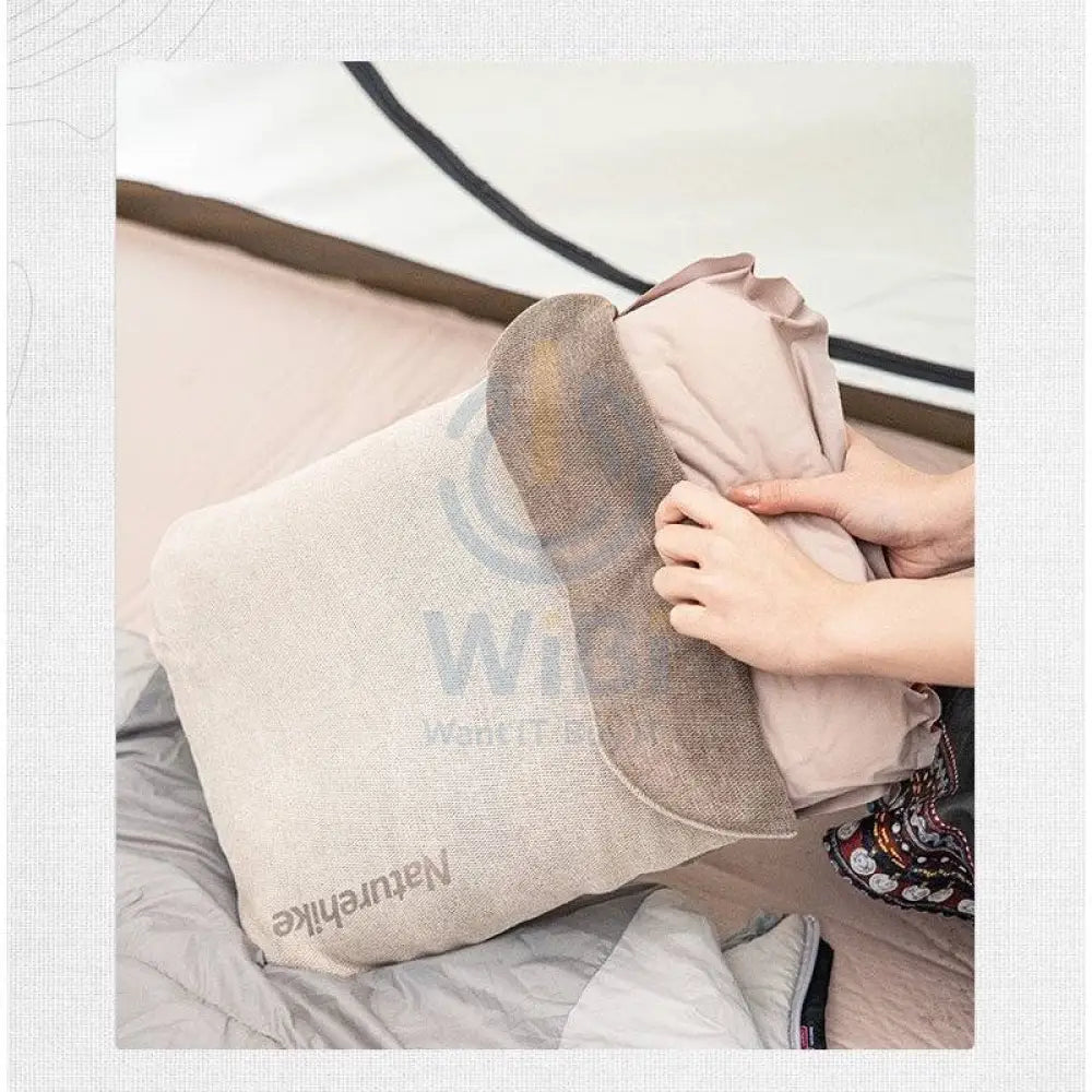 Naturehike Memory Foam Comfort Square Pillow - Khaki Outdoor & Travel > Pillows