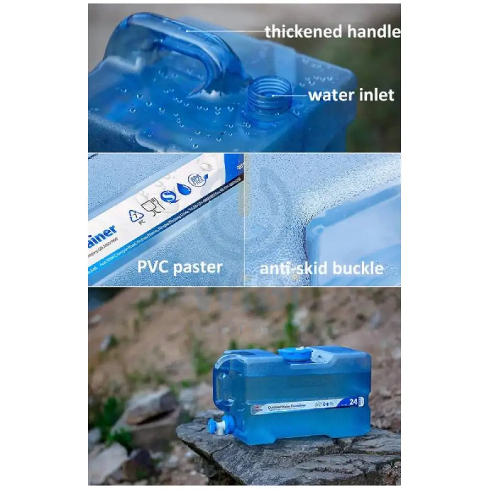 Naturehike PC 7 Grade Outdoor Water Container - 12L / Blue Transparent Outdoor & Travel