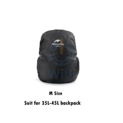 Naturehike Q-9B Outdoor Bag Pack Cover - Medium / Black Outdoor & Travel > Bags