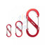 Naturehike S Type Aluminum Alloy Hook - Medium / Red / Pack Of 2 Outdoor & Travel