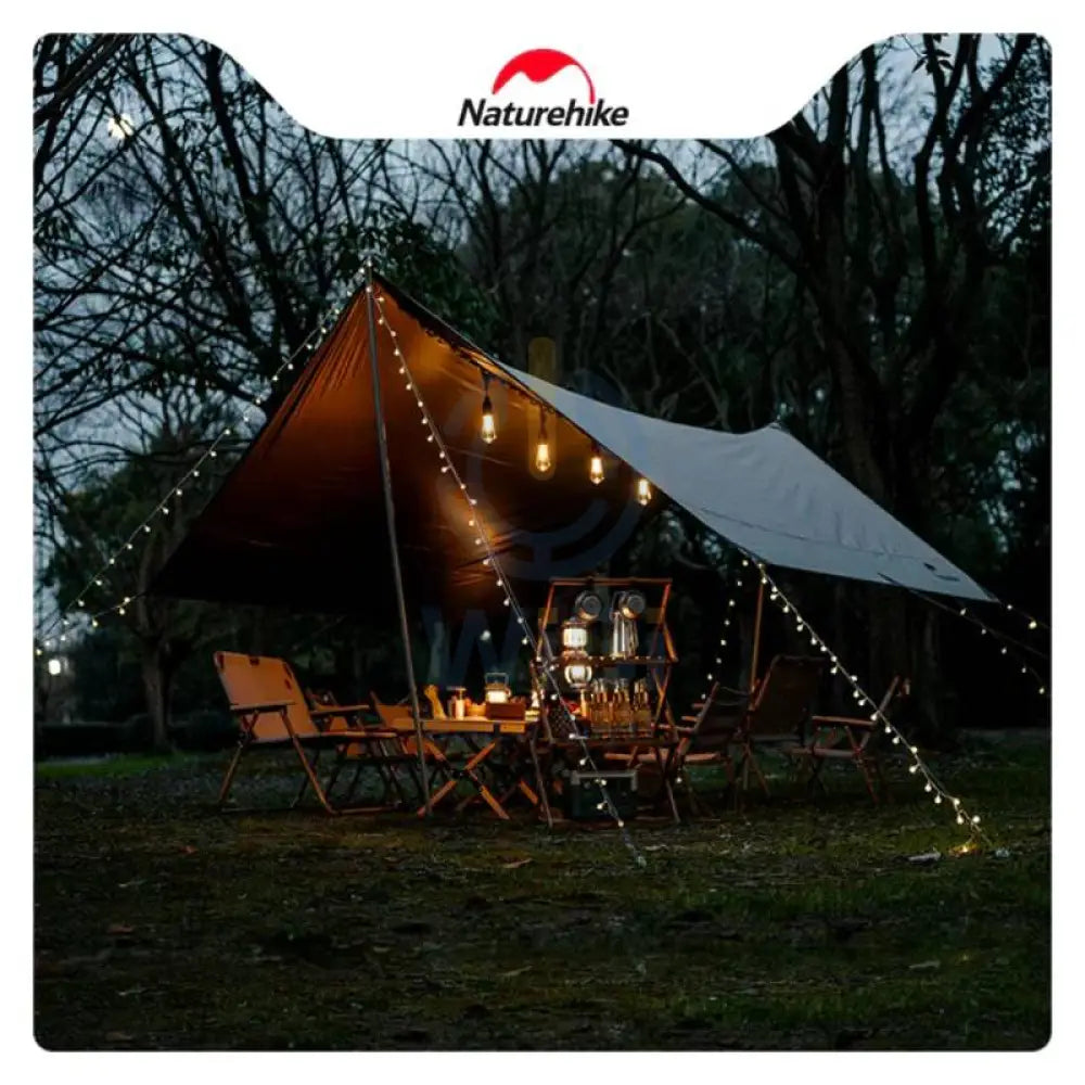 Naturehike Solar Pendant Light Ball String Warm Light - White Outdoor & Travel