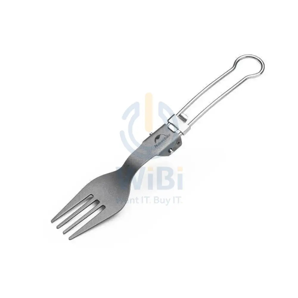 Naturehike Titanium Alloy Outdoor Travel Folding Tableware Titanium - Fork Outdoor & Travel