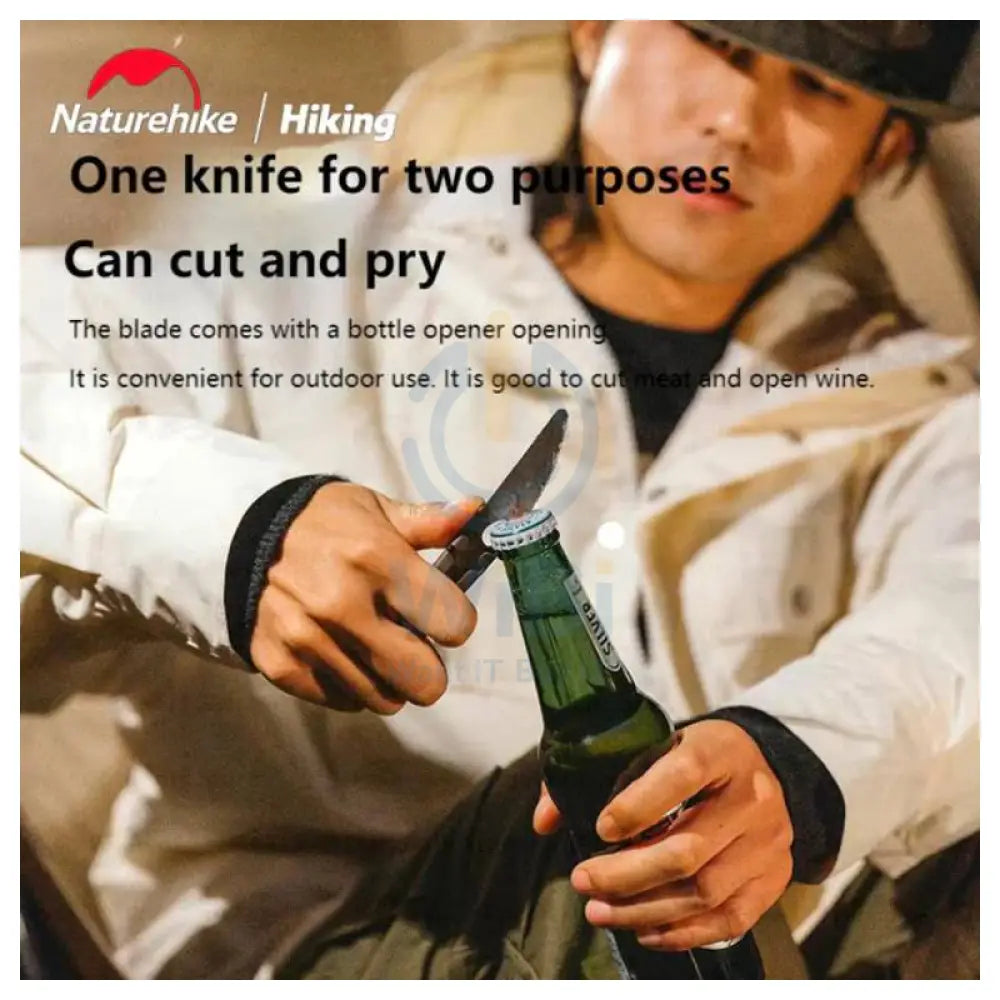 Naturehike Titanium Knife Fork and Spoon Set - Titanium Outdoor & Travel