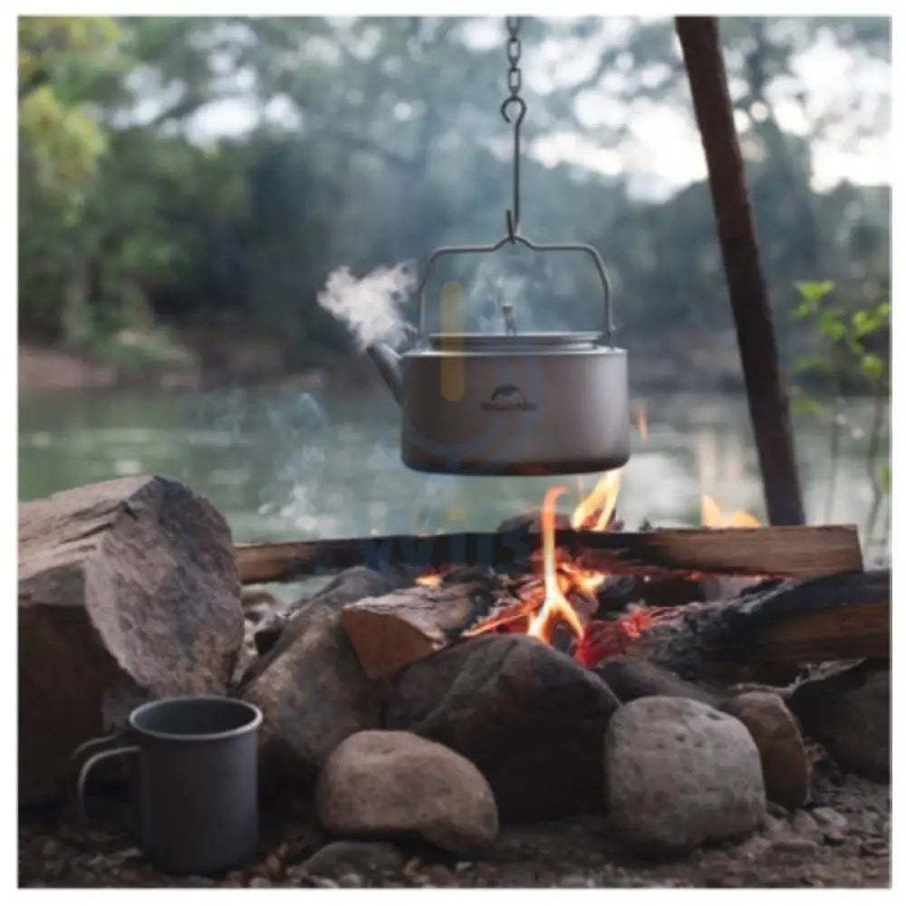Naturehike Titanium teapot 0.8L - Silver Outdoor & Travel